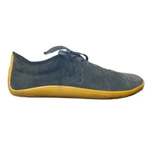 Vivobarefoot Addis Trainer Sneaker Low Lace-Up Leather Blue Mens EUR 47 / US 13